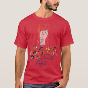 Retro Feminist Girls vill bara ha grundläggande R T Shirt