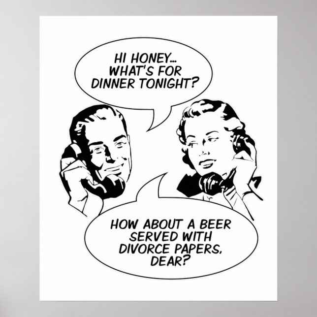 Retro Feminist Humor poster (Framsidan)