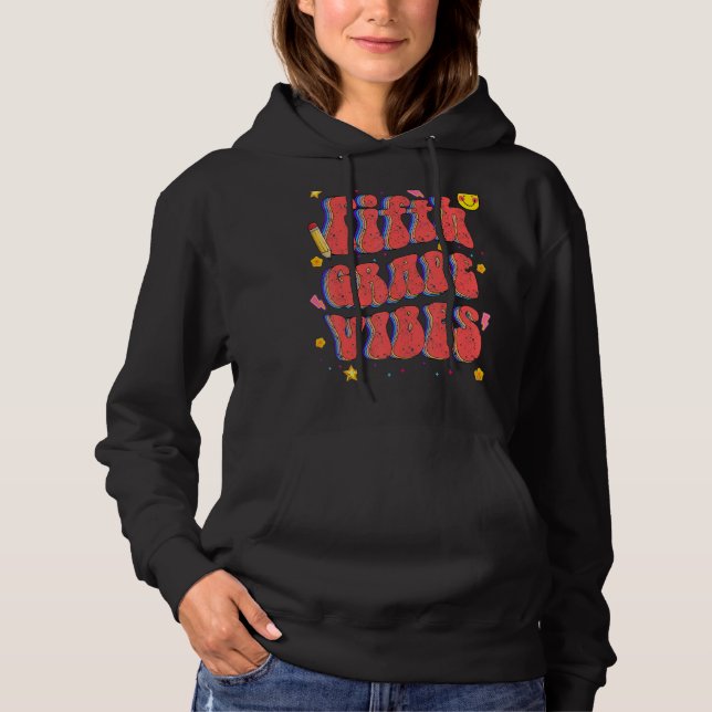 Retro Femte Klass Vibes Back to school 5 Klass T Shirt (Framsida)