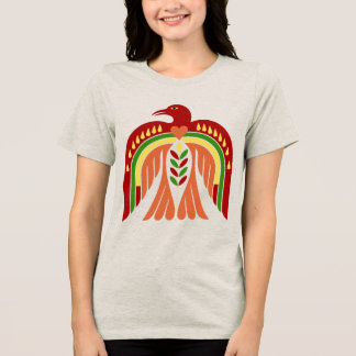 Retro Fenix Folk Art Design T Shirt