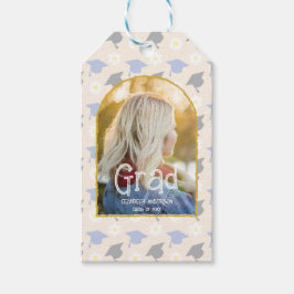 Retro Fersk Graduation Presentetikett