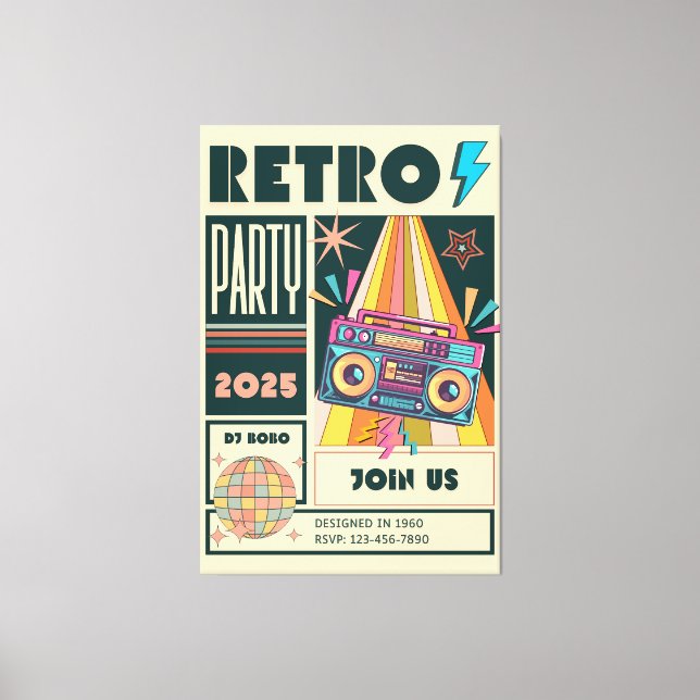 RETRO FEST CANVASTRYCK (Framsida)