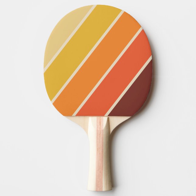 Retro Fet Radrandig Pingisracket (Framsidan)
