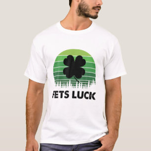 Retro Fets Tur St. Patrick's Day Irish Klöver Adu T Shirt