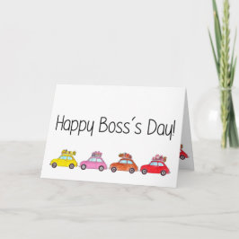 Retro Fiat 500- talet Chef-dagen Kort