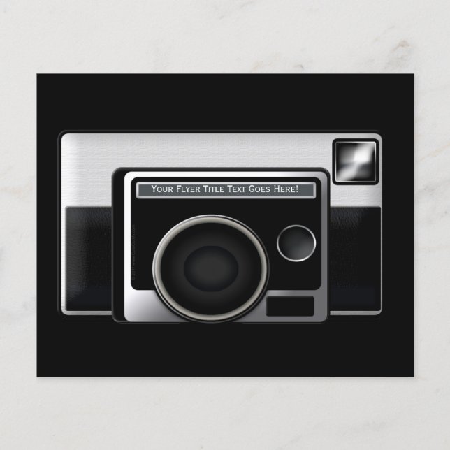 Retro Film Camera Flygblad (Framsidan)
