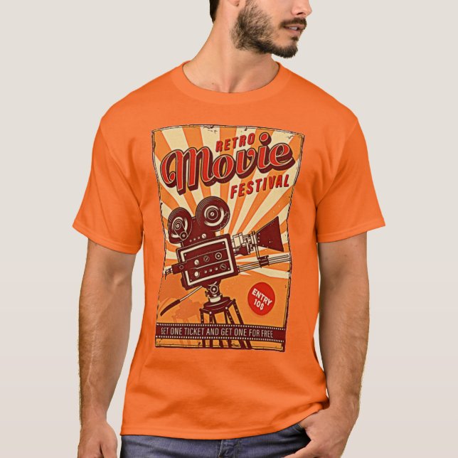 RETRO filmfestival T-Shirt (Framsida)