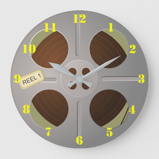 RETRO FILMRULLE (MED NUMRERAR), STOR KLOCKA (Framsida)