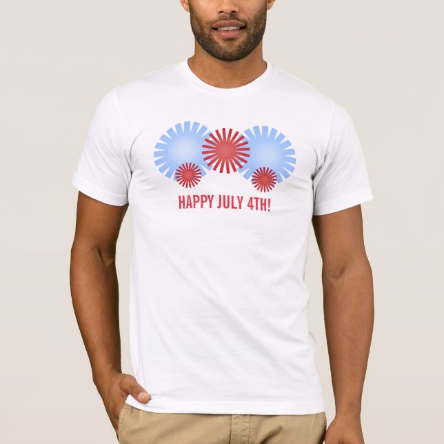 Retro Fireworks-Manar T Shirt (Framsida)