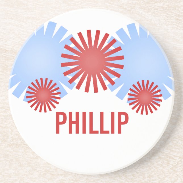 Retro Fireworks Underlägg (Framsidan)