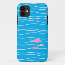 Retro Fish Fodral-Mate iphone case
