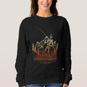 Retro Fishermen Fars dag Fish Hobby Sjö Fishin T Shirt