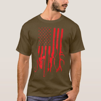 Retro Fishing Hunters Fishers Fars dag T Shirt