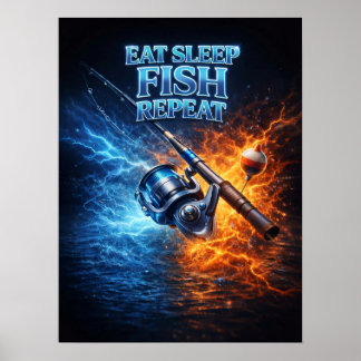 Retro Fiske Vintage Bootleg Poster