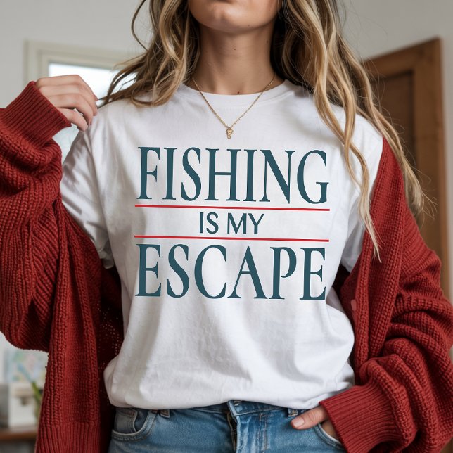 Retro fisketräja för farfar, pappa och fiskare t shirt (fishing shirt, fishing sweatshirt, fishing is my escape, vintage fishing shirt, fisherman shirt,)