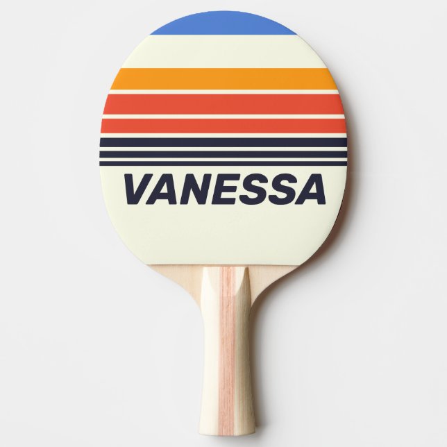 Retro Five Horizon Striping med namn Pingisracket (Framsidan)