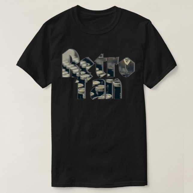 Retro fläkt t shirt (Design framsida)