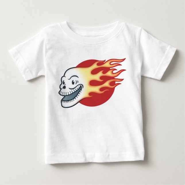Retro Flameskull - Tröja (Framsida)