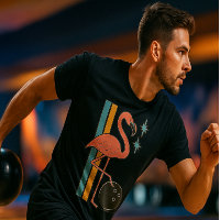 Retro Flamingo Bowling 2007