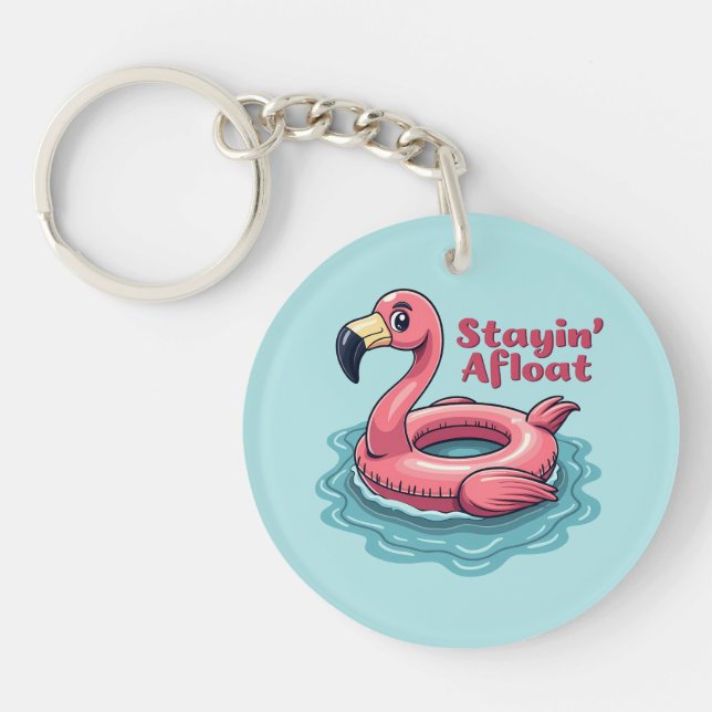Retro Flamingo Flyter Funny Summer (Framsidan)