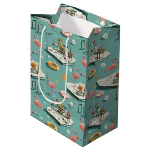 Retro Flamingo Pool Utomhus Sommar Mönster (8)
