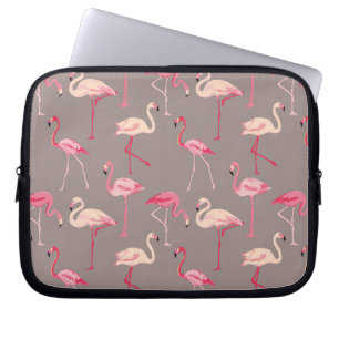 Retro Flamingos Laptop Fodral