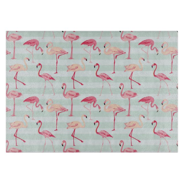 Retro Flamingos på Mint Rand (Framsidan)