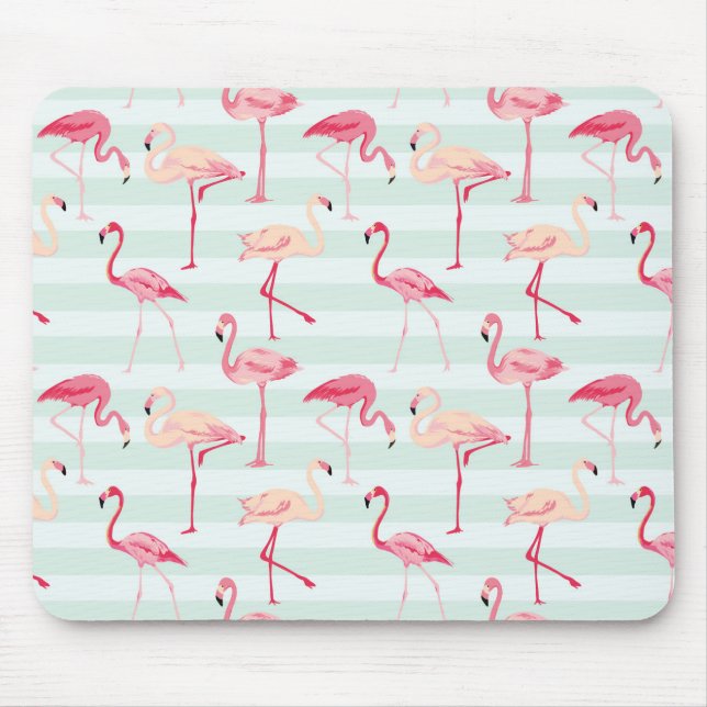 Retro Flamingos på Mintrandar Musmatta (Framsidan)