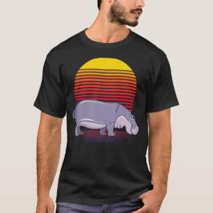 Retro Flodhäst T Shirt