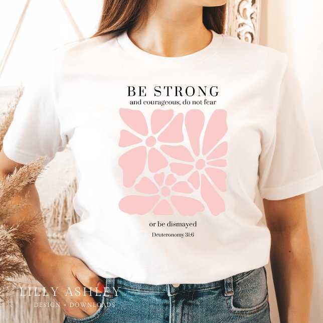 Retro Floral Christian T-shirt for Her Bible Verse (Skapare uppladdad)