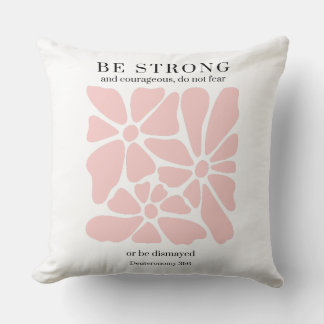 Retro Floral Christian Throw Pillow Home Decor Kudde