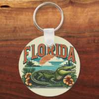 Retro Florida Alligator