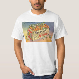Retro Florida för vintage orangar T-shirt