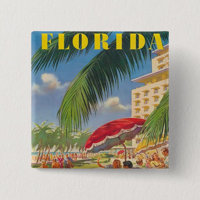 Retro Florida-knapp Knapp (Framsida)