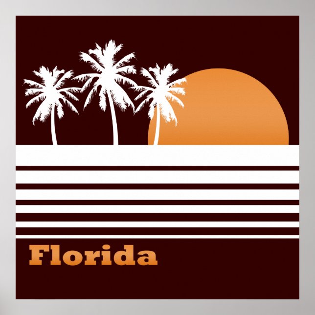 Retro Florida Poster (Framsidan)