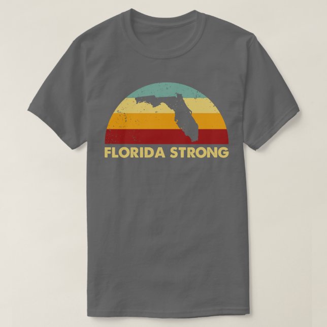 Retro Florida Strong T Shirt (Design framsida)