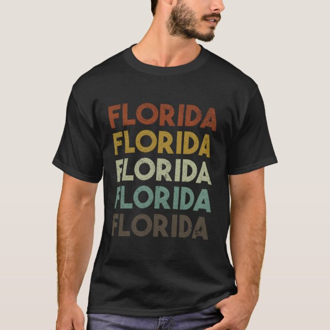 Retro Florida T Shirt (Framsida)