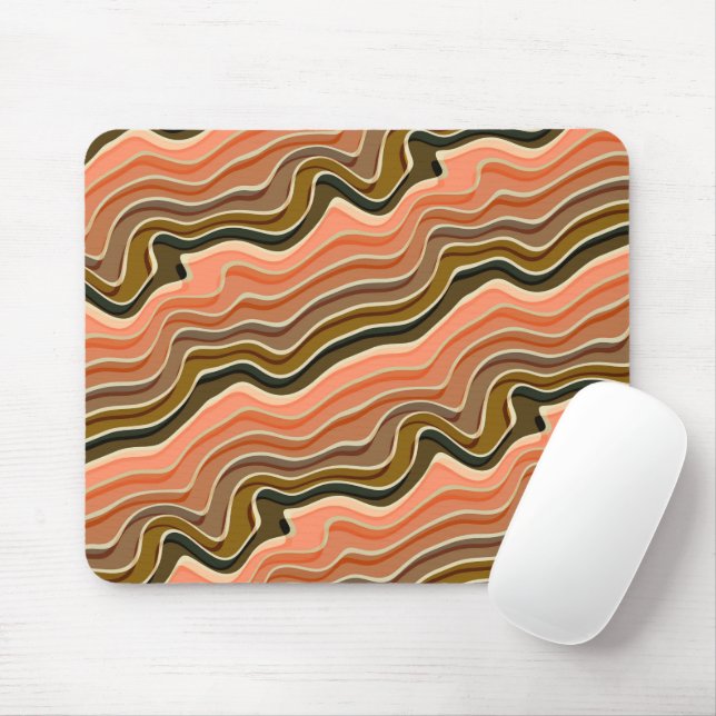 Retro Flow Mousepad Musmatta (Med mus)