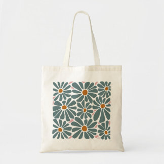 Retro Flower by Mossy Moose Prints Tygkasse