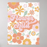 Retro Flower Child-blommigt