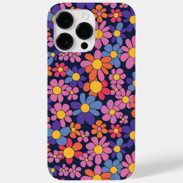 Retro Flower Design för iPhone och Samsung