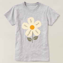 Retro Flower,Female Roller,Mor,Maka,anpassningsbar T Shirt