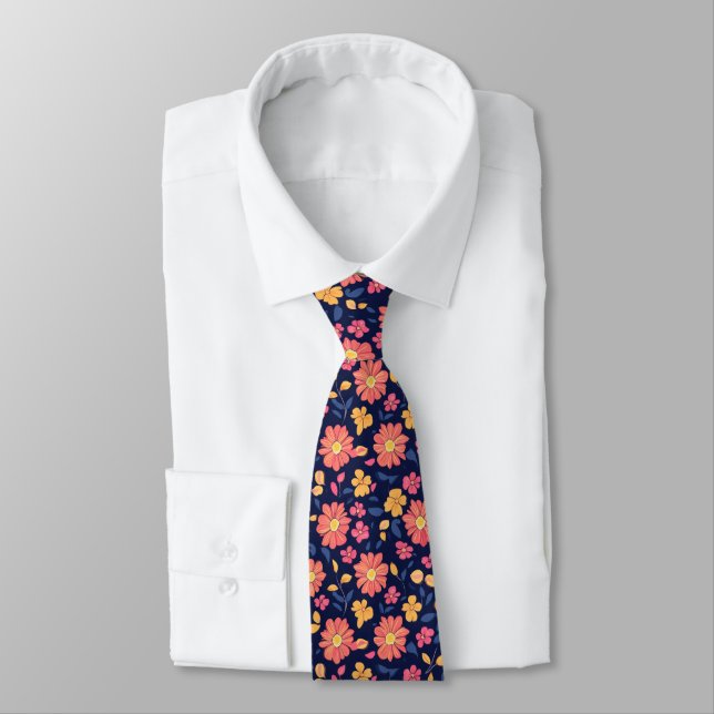 Retro Flower Mönster Slips (Bunden)