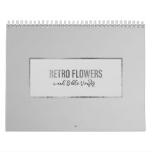 Retro Flower och Bible Verses Wall Calendar