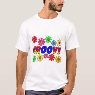 Retro flower powergåvor för Groovy 70-tal Tröja