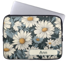 Retro Flowers 11 laptopfodral