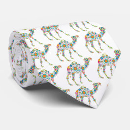 Retro Flowers Cute Camel Illustration Slips