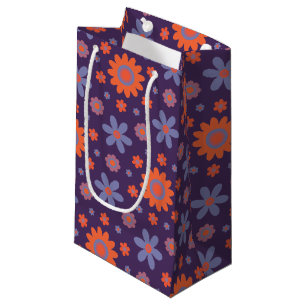 Retro Flowers Cute Roligt 70s Hippie Daisy Mönster