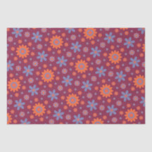 Retro Flowers Cute Roligt 70s Hippie Daisy Mönster