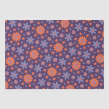Retro Flowers Cute Roligt 70s Hippie Daisy Mönster